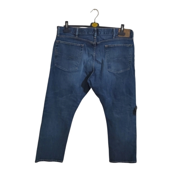 Polo Ralph Lauren Hampton Relaxed Straight Jeans Regular Rise Blue W40 L30 - Picture 2 of 7